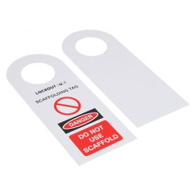 Set of 10 holder Lockout Tagout Scaffold Tag scafftag safety Danger Do Not Use 