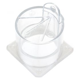 Circular Electrical Panel Button Lockout - Large (55mm Diameter)