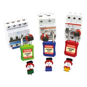 3 Piece Circuit Breaker Lockout Kit -Pin In / Out and Wide