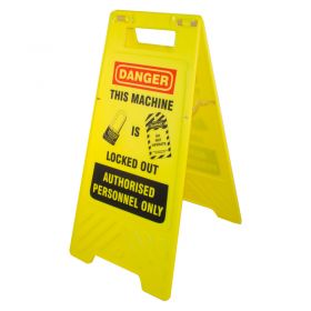 Lockout Information Stand 2 - 'This Machine Is Locked Out'