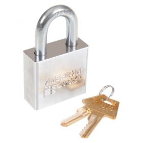 Masterlock A50 American Lock Solid Steel Padlock w/ Key Choice