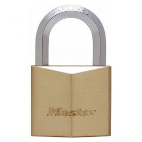 Masterlock 1145/1155 Hardened Steel Brass Padlock w/ Size Choice